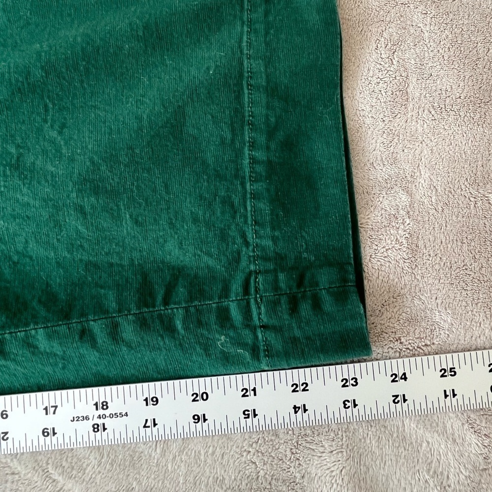 Talbots Green Cotton Slub Sailor Crop Pants Nautical Wide Leg Size 14 Vacation - Picture 13 of 13